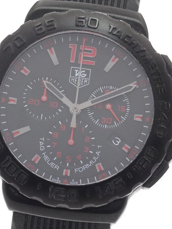 TAG HEUER Formula 1 CAU111A Chronograph black Dial Quartz Men\'s Watch_950345 main image 4